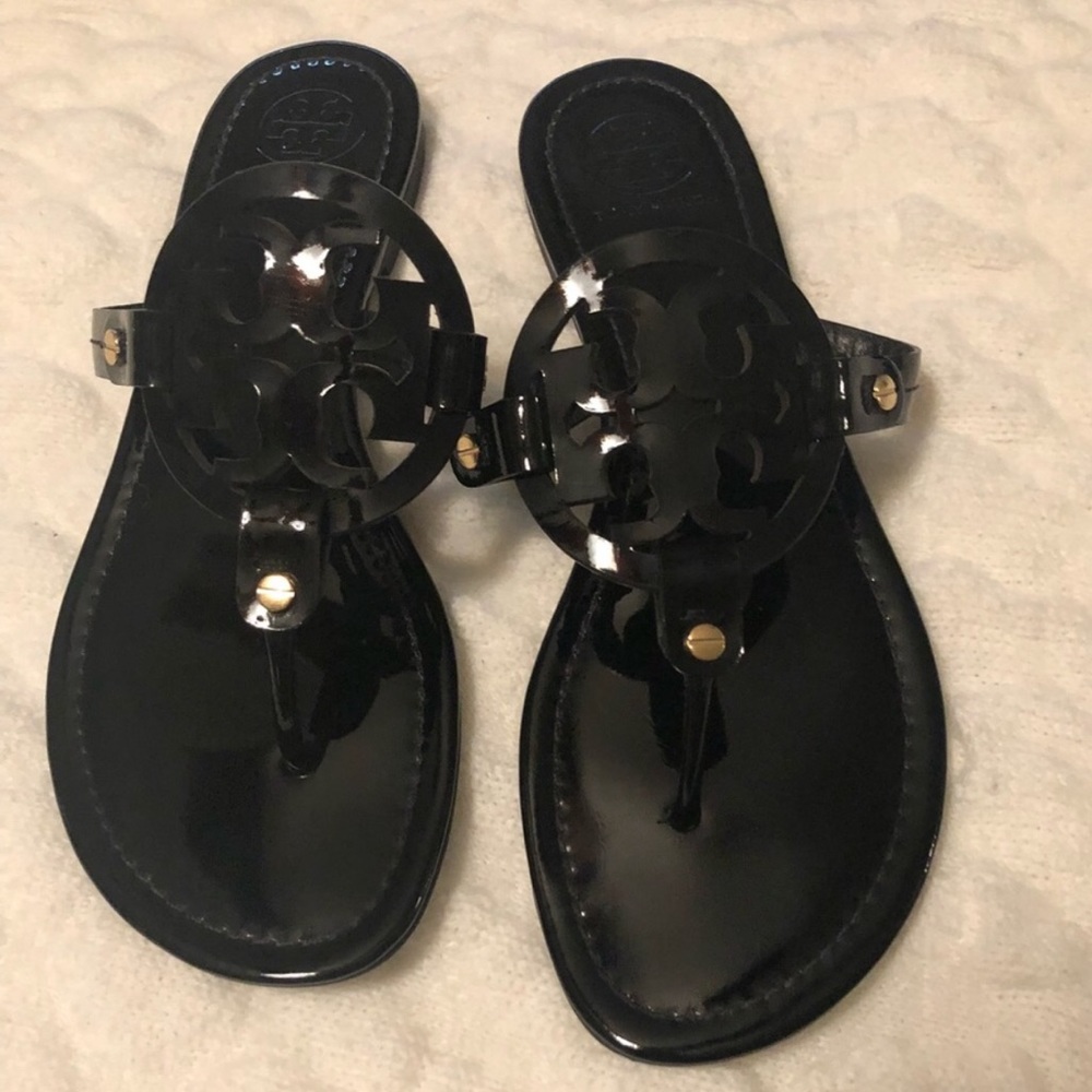 Tory Burch Patent Leather Miller Sandal